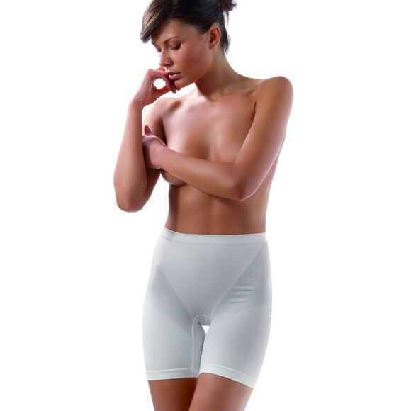 Control Body Seamless Shaping Shorts Women White Shapewear